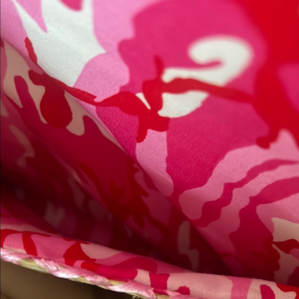 Pink Flamingo Woven Clutch - Picture 3 of 4
